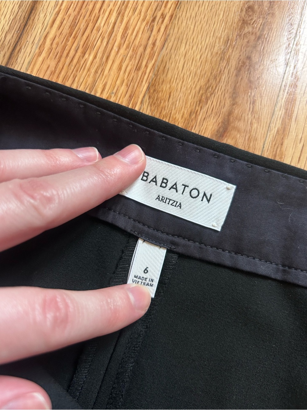 Babaton Black High-Rise Mini Skort - Picture 5 of 6